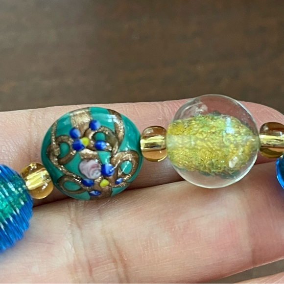 Italy Venetian Murano glass Bracelet NWT - Picture 4 of 7